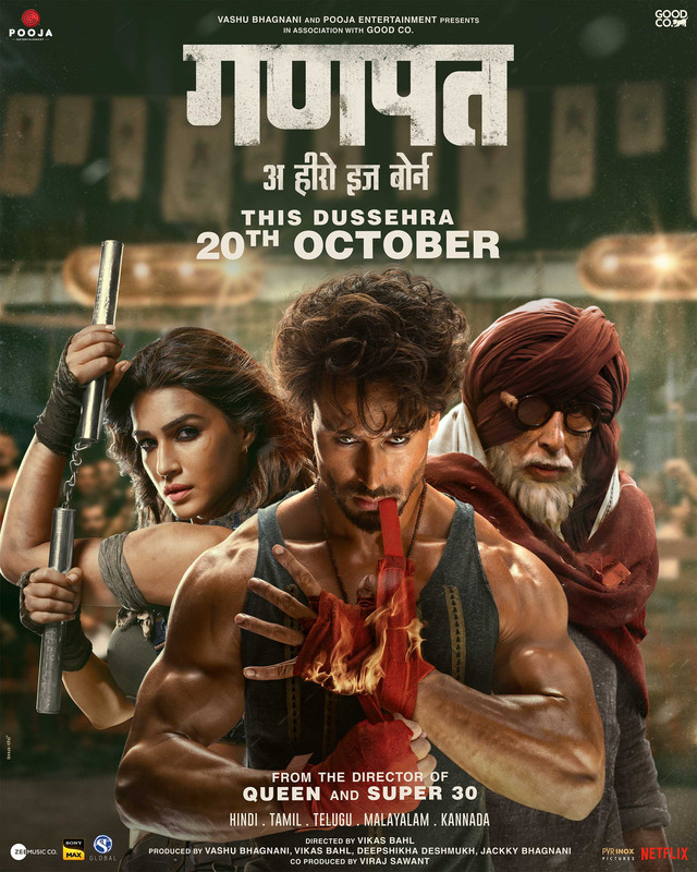 Download Ganapath (2023) Bollywood Full Movie 480p, 720p 1080p