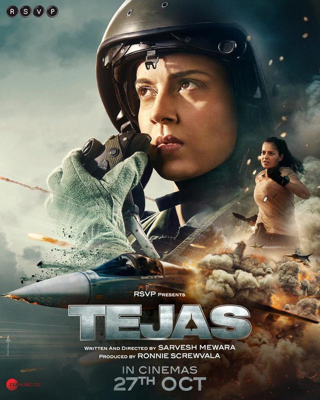 Tejas (2023) Bollywood Full Movie Download Free & Watch Online HD, 480p, 720p, 1080p